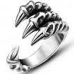 Bague homme en acier � griffes de d�mon