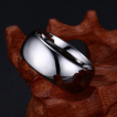 Bague homme large en tungst�ne gris