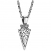 Pendentif homme en forme de flèche viking en acier