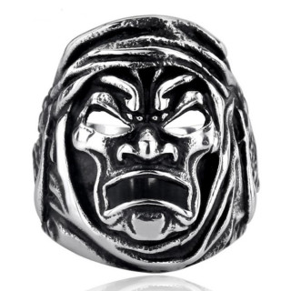 Bague homme en acier � M�lophore perse