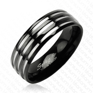 Bague homme titane Seven Rings