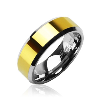 Bague homme tungstene Solar