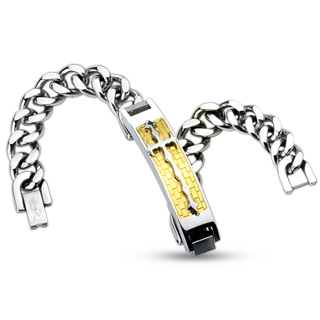 Bracelet homme en acier Claymore