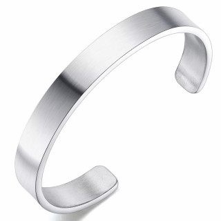 Bracelet homme jonc en acier bross�