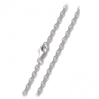 Cha�ne homme en acier � maillons ovales tr�s fins