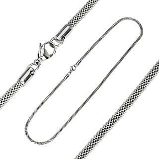 Chaine homme en acier Alveolus