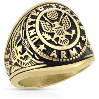 Chevali�re homme acier US Army Seal