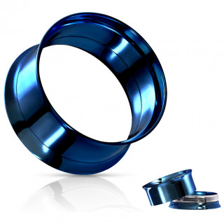 Ecarteur Tunnel d�vissable bleu en acier