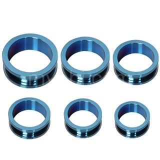 Ecarteur tunnel en acier bleu �lectrique � vis