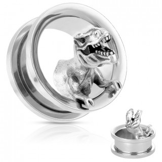Ecarteur Tunnel en acier � dinosaure T.Rex en m�tal