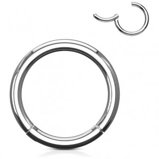 Anneau en acier haute qualit� � segment clips (oreille, t�ton, l�vre...)