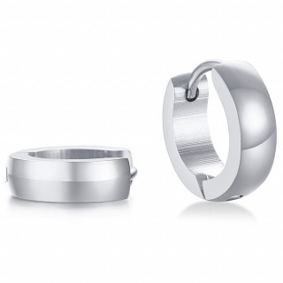 Petites cr�oles homme en acier (paire)