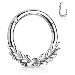 Piercing anneau � segment "Lauriers de la Victoire"