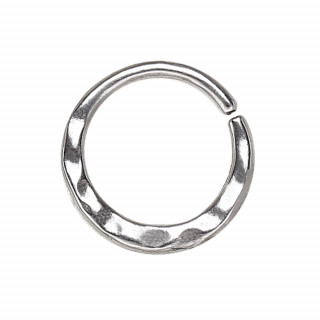 Piercing anneau aspect martel� (septum, cartilage...)