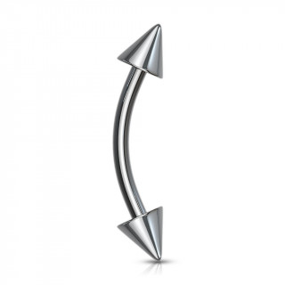 Piercing arcade en titane grade 23 � spikes
