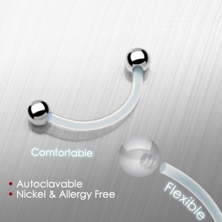 Piercing arcade et surface PTFE Flex boules