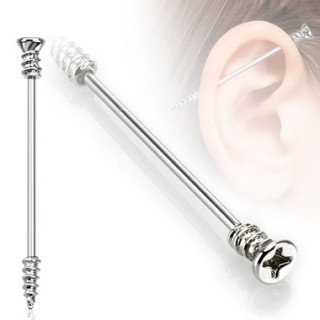 Piercing industriel style vis