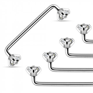 Piercing industriel / surface en acier � griffes serties