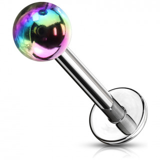 Piercing labret perle teinte essence (l�vre, cartilage)